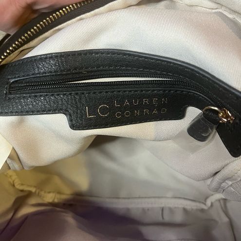 LC Lauren Conrad, Bags, Lauren Conrad Black Vegan Leather Backpack