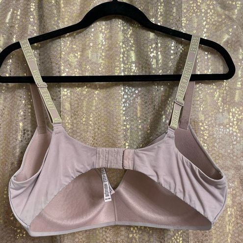 Victoria's Secret Logo Straps Mauve T-Shirt Lightly Lined Wireless Bra, 36D  Size undefined - $17 - From Jessica