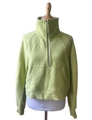 Lululemon Scuba Oversized Half-zip Hoodie In Wasabi