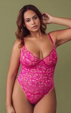 Kilo Brava NWT UNDERWIRE LACE TEDDY IN PINK & PEACH Size L - $35 (53% Off  Retail) New With Tags - From MUMUSH