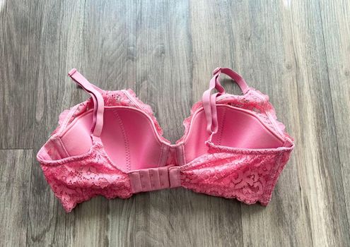 Victoria's Secret pink lace Bra - Size 34D - $16 - From Happy