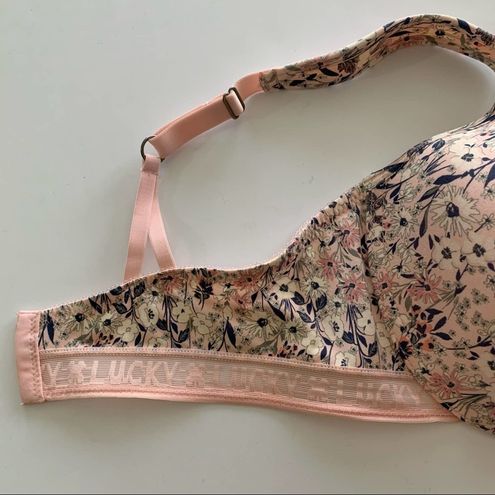 Lucky Brand  Pink Floral Print Underwire Bra 42D Size undefined - $17 -  From Gianna