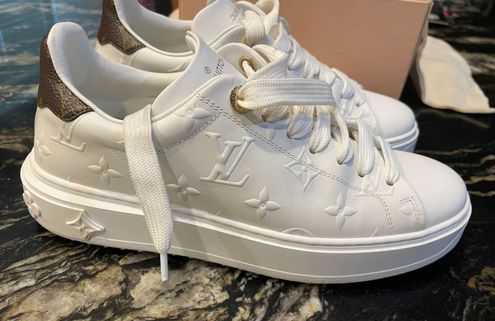 Louis Vuitton LV Time out sneakers White Size 6.5 - $900 (30% Off Retail) -  From Lori