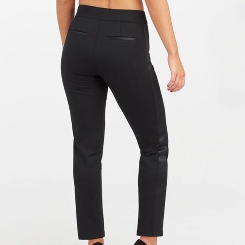 Spanx Classic Black Ponte Pant With Satin Tape