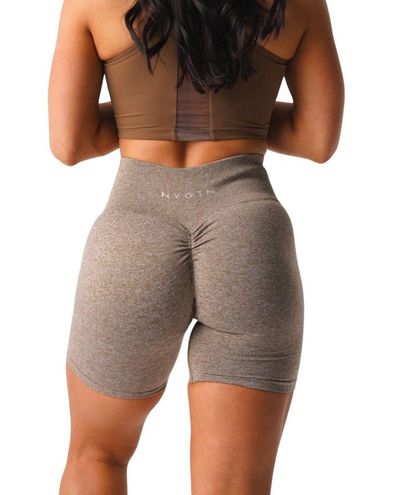 NVGTN Knitted Crop Tops WILD Shorts Seamless High Waisted Outfits