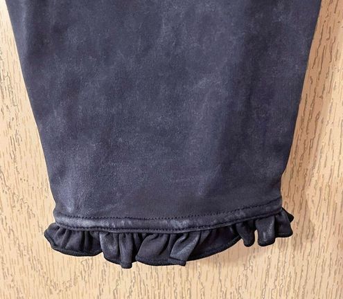 Joy Lab Black/Space Dye Leggings with Ruffle, Size XL - $11 - From Karleigh