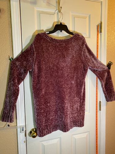 Orvis Women's Classic Collection Chenille Sweater Mauve Size Small Super  Soft