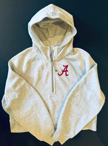 Script A Scuba Oversized 1/2 Zip Hoodie