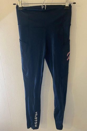 Lululemon Fast and Free High Rise right in Navy with Peloton Logo size 4 -  $55 - From Tyler