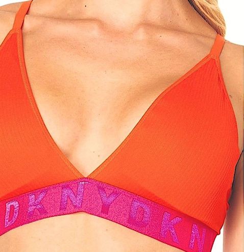 DKNY  Litewear Seamless Ribbed Bra Bralette Size M - $20 New With Tags -  From Jess