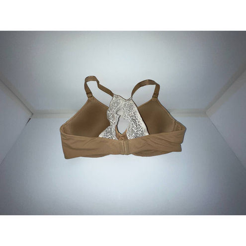 Soma Nude Underwire Lace T-Back Bra 38D Tan Size undefined - $24 - From  Christine