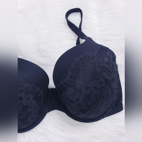 Victoria's Secret Body By Victoria Lined Perfect Coverage Bra Blue Size  undefined - $30 - From TheSimpleSunflower