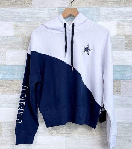 DKNY Dallas Cowboys Sport Bobby Hoodie Sweatshirt Blue White Womens Large -  $72 New With Tags - From Nathena