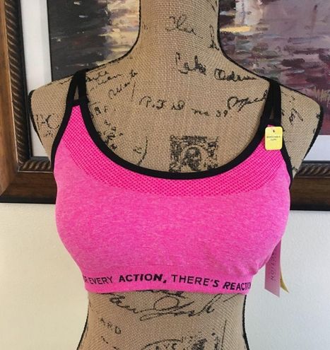 Kenneth Cole Reaction Pink Sport Bra Size XL - $59 New With Tags - From  Lovewhatyoudo