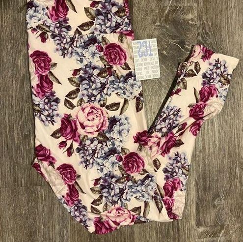 LuLaRoe leggings tc2 new with tag floral print. Super rare Size undefined - $29  New With Tags - From Mary