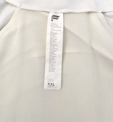 Fabletics Fabletic Trinity Cold Weather Performance Jacket Size XXL White -  $30 (70% Off Retail) - From Irma