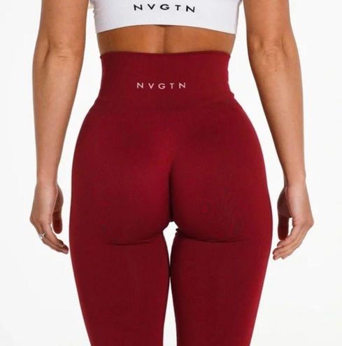 NVGTN Navi Solid Seamless Leggings Size S Color Is Carmine Red - $38 New  With Tags - From Suzanne