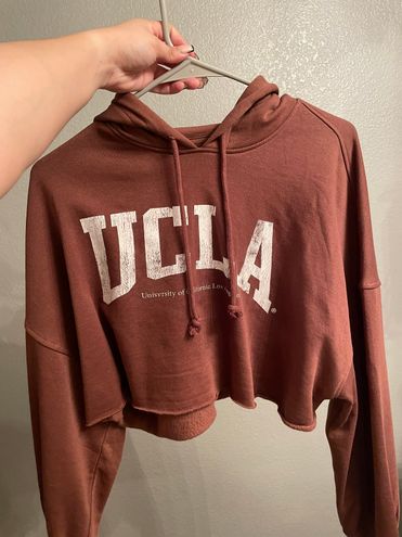 Crop Hoodie - Brown/UCLA - Ladies