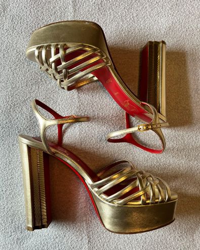 CHRISTIAN LOUBOUTIN: heeled sandals for woman - Red  Christian Louboutin  heeled sandals 3220507 online at