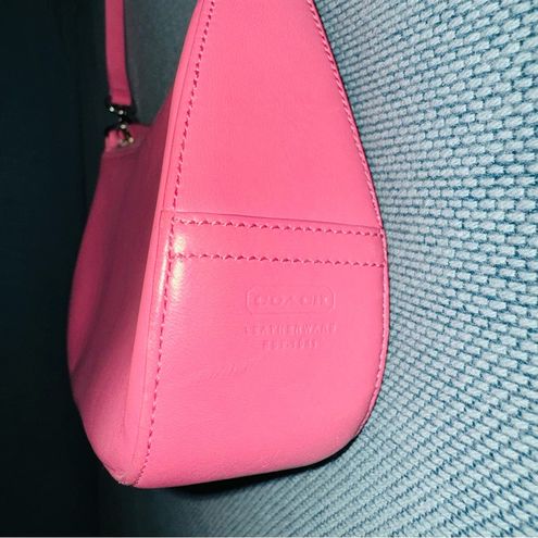 Coach vintage barbie pink nappa leather Y2K pochette shoulder bag - $221 -  From Refashionista