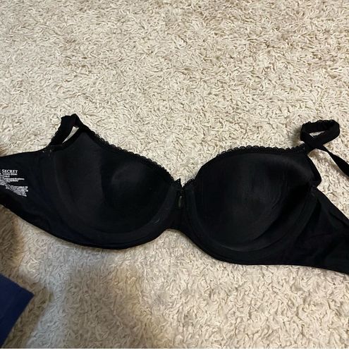 Victoria's Secret body by victoria lined demi demi buste double 32DD Black  Size undefined - $20 - From Ava