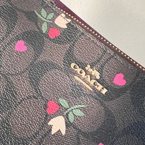 Coach Nolita 19 In Signature Canvas With Heart Petal Print c7659