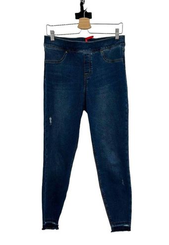 Spanx Distressed Ankle Skinny Jeans Medium Wash Blue Size Large - $65 -  From Bryan