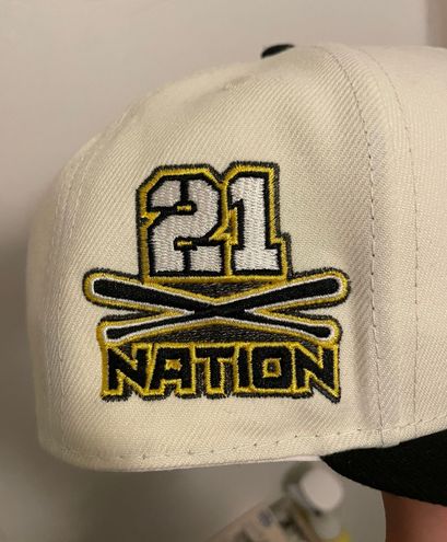 New Era Myfitteds Pittsburgh pirates Roberto Clemente Puerto Rico flag size  7 1/4 brand new Brown - $149 New With Tags - From A