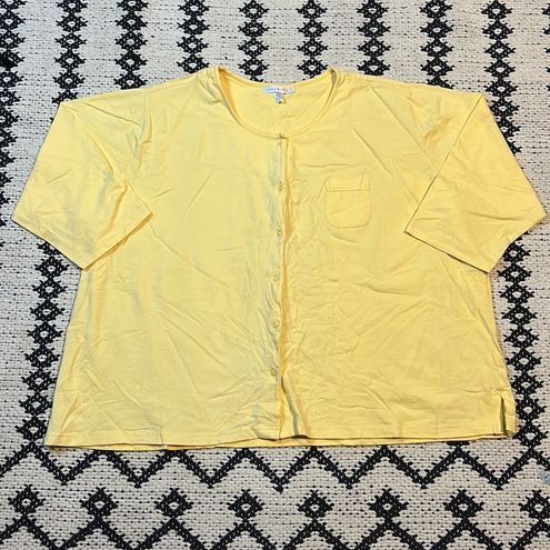 Carole Hochman 2-Piece Yellow Floral Cotton Pajama Set Multiple / no  dominant color Size 3X - $20 - From Alexis