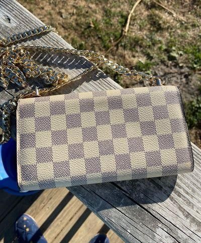 Louis Vuitton Damier Azure Crossbody Gold - $295 (77% Off Retail