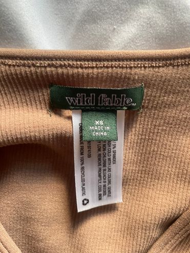 Wild Fable Top Brown Size XS - $13 (35% Off Retail) - From caroline