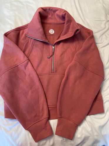 Lululemon Briar Rose Scuba Half-Zip Pink - $90 - From Abby