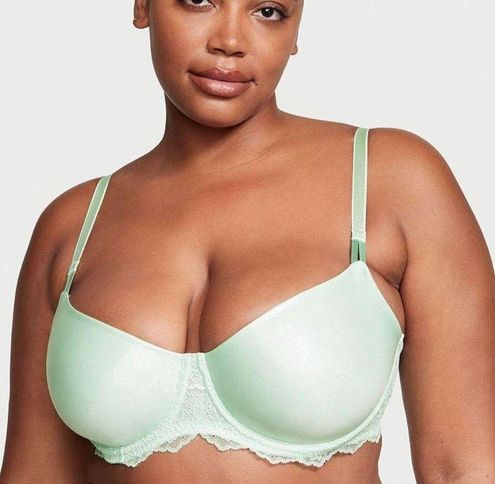 Victoria's Secret DREAM ANGELS Wicked Unlined Bow Balconette Bra Green Size  undefined - $30 New With Tags - From Yulianasuleidy