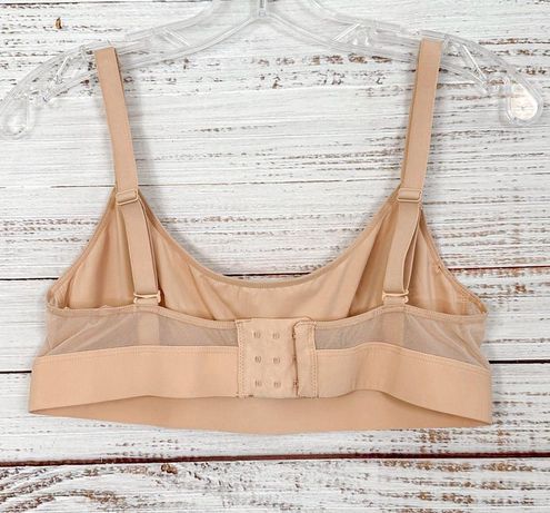 Parade Everyday Scoop Bralette in Pale Peach, EUC, Size Large, 34D, 36C, 36D  - $32 - From Melissa