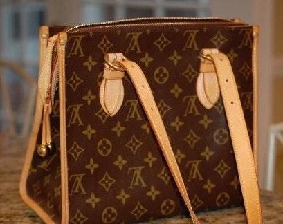 Louis Vuitton Brown, Pattern Print Monogram Popincourt