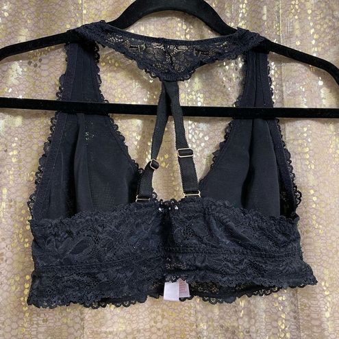 Savage Fenty black lace t-back bralette, size 1X - $19 - From Jessica