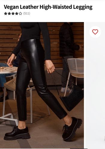 Fabletics High Waisted Vegan Leather Leggings Black Size XS - $20 (77% Off  Retail) - From Aisling