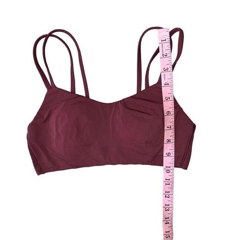 Lululemon Like A Cloud Bra Light Support, B/c Cup In Red Merlot