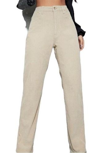 SHEIN High Waist Corduroy Pants