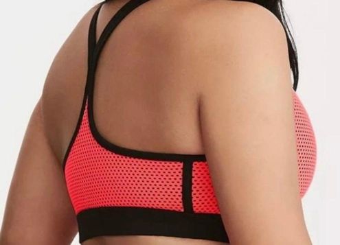 Torrid Coral and Black Mesh Racerback Sports Bra. Size 3 Multiple