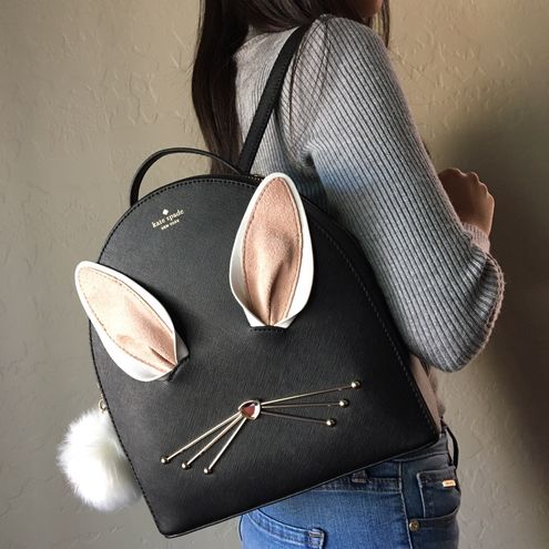 Kate Spade Black Rabbit Hop To It Backpack - $180 (45% Off Retail) New With  Tags - From Ava