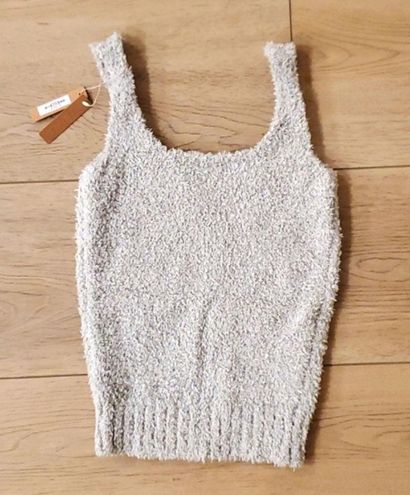 SKIMS NWT! Cozy Knit Tank Aqua Gray Size XS - $48 (40% Off Retail