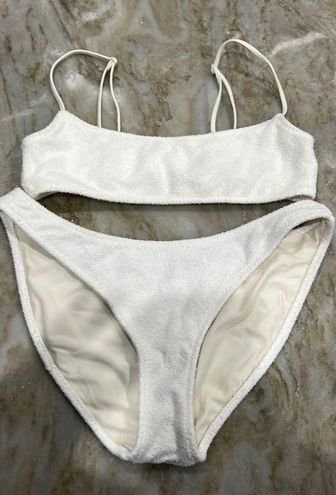 Triangl Mica Coconut Terry Bikini White Size XS - $90 (10% Off