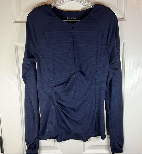 Athleta SPF Protection Long Sleeve Top Thumb Holes Back Pocket Size Small -  $32 - From Jolene