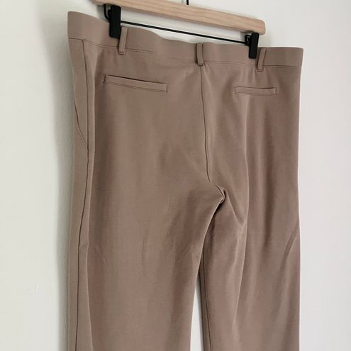 Betabrand Women's Classic Straight Leg Dress Pant Yoga Pants Khaki Twill  XXL Tan - $40 - From Kyler
