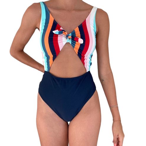 Louis Vuitton Pleated Front One-Piece Swimsuit