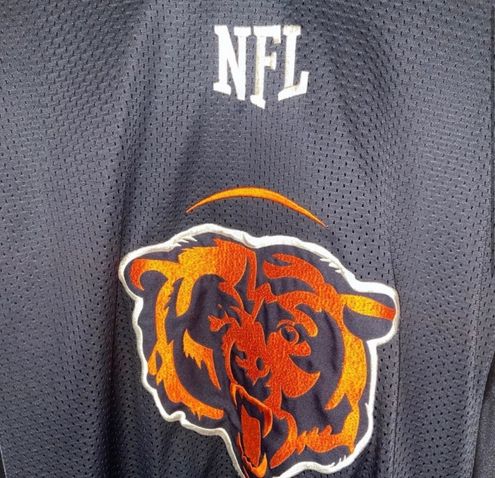 NFL Chicago Bears jersey hoodie sweatshirt Blue Size L - $100