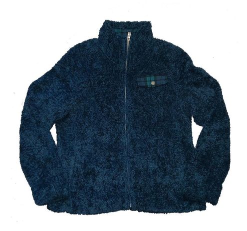 pendleton fuzzy zip jacket