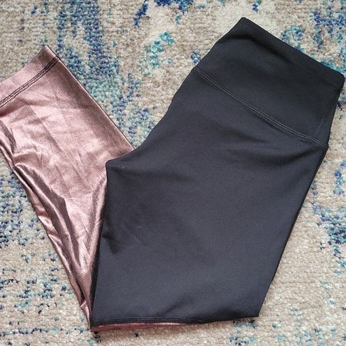 90 degree by Reflex black rose gold mesh contrast leggings size small - $33  - From Gina