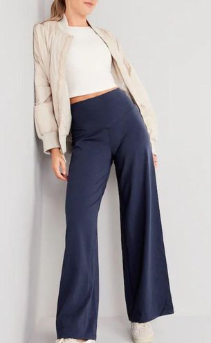 Old Navy NWT Extra High-Waisted PowerChill Wide-Leg Pants for Women in  Navy. Size Small Blue - $35 (30% Off Retail) New With Tags - From Melodie